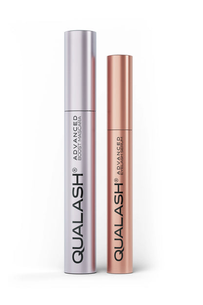 Qualash eyelash serum and Mascara Volume Max set